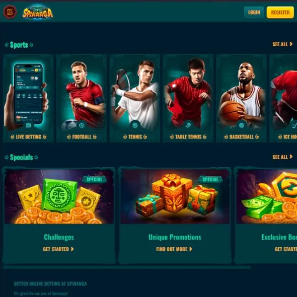 Spinanga Casino app móvil para Android e iOS