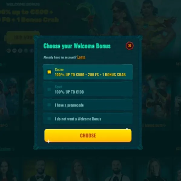 Registro en Spinanga Casino España