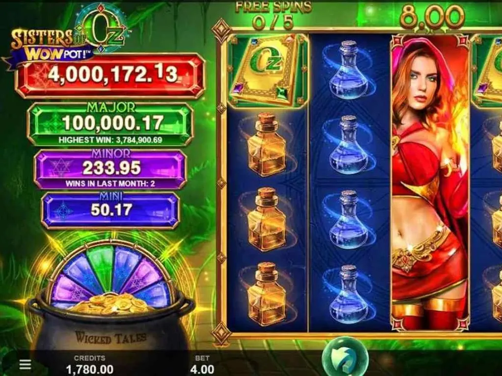 Sisters WowPot — Spinanga Casino